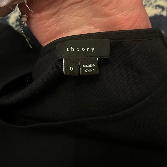 Theory Black Long Sleeve Dress - Picture 2 of 4